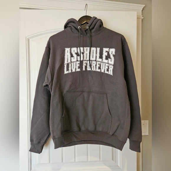 NWOT Assholes Live Forever Medium Hoodie - Picture 1 of 4